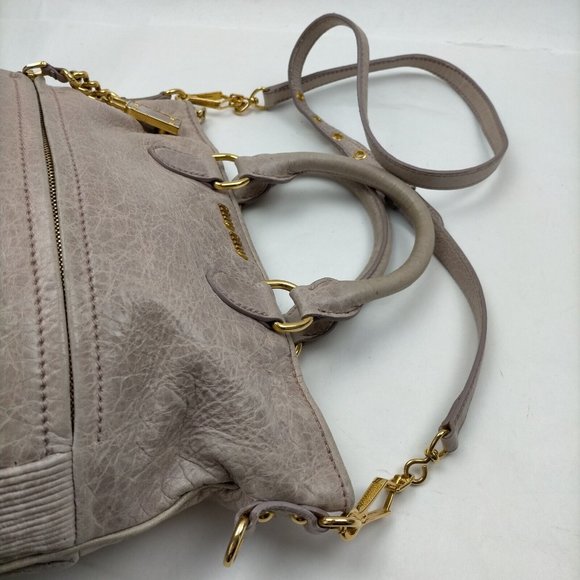 Miu Miu Hand Bag Pink Leather 2121565 - Picture 4 of 9